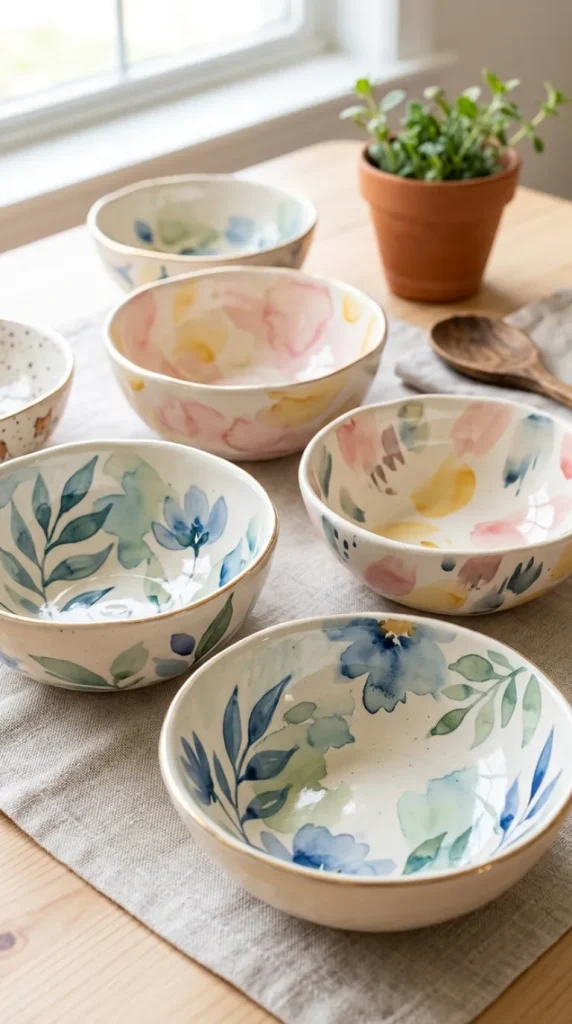 hand painted ceramics ideas for adults
