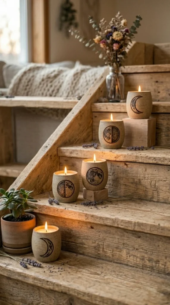 air dry clay candle holders ideas