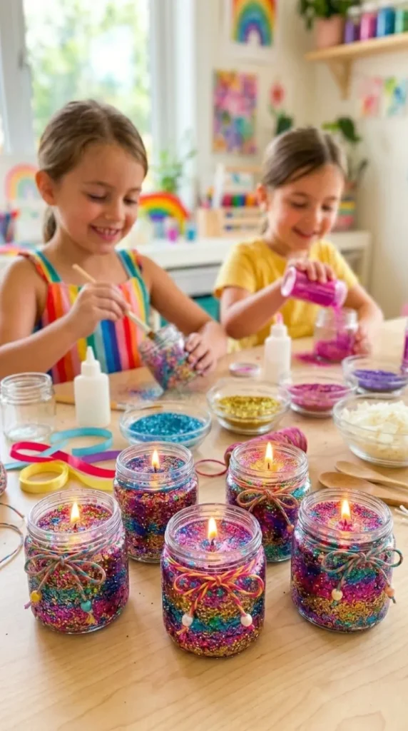 jar candle crafts for kids