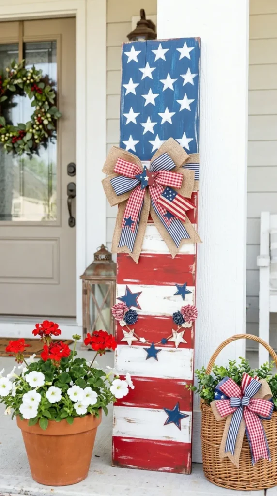 white 4th of July wood crafts ideas