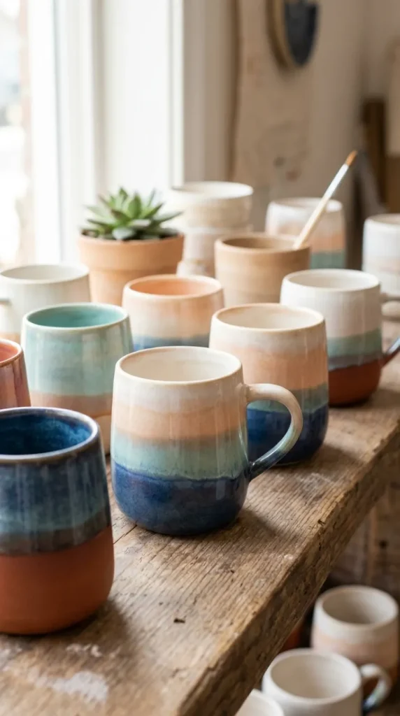 hand painted ceramics ideas for beginners