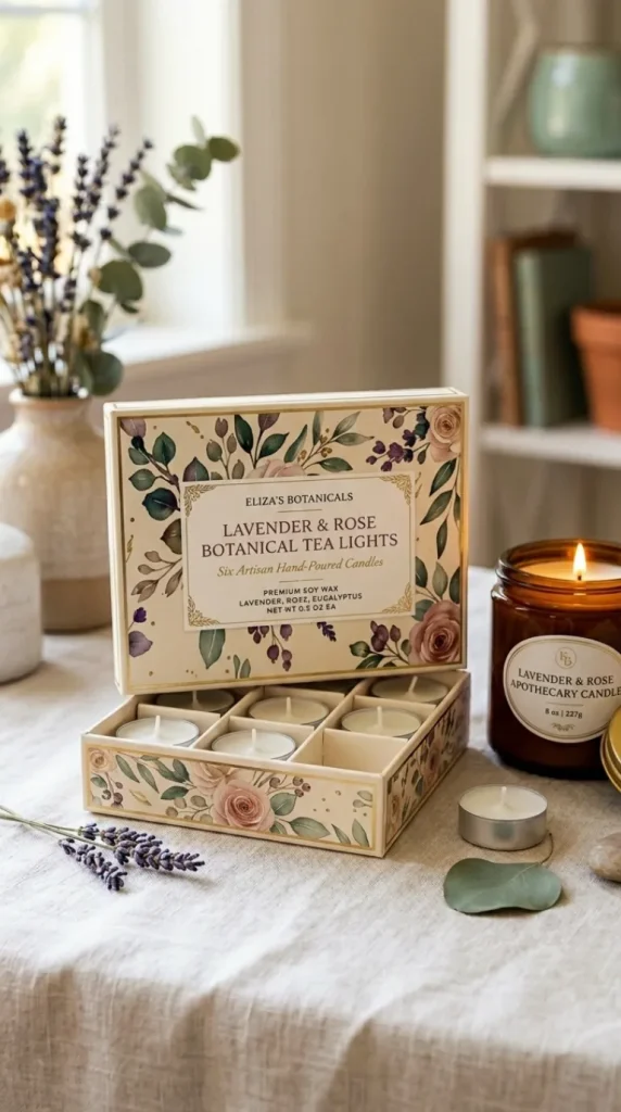 diy candle box packaging design ideas