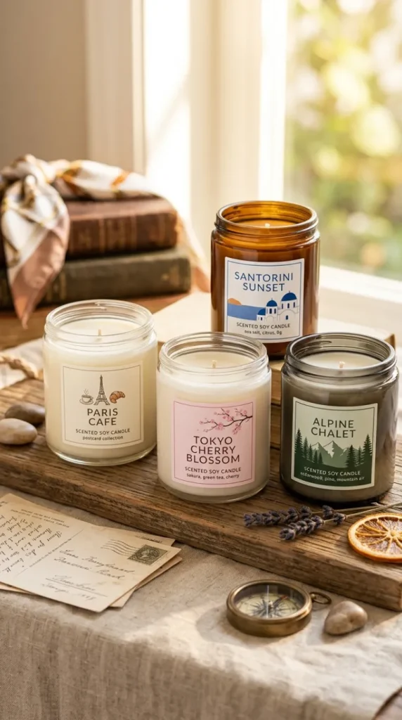 mini travel scented candles