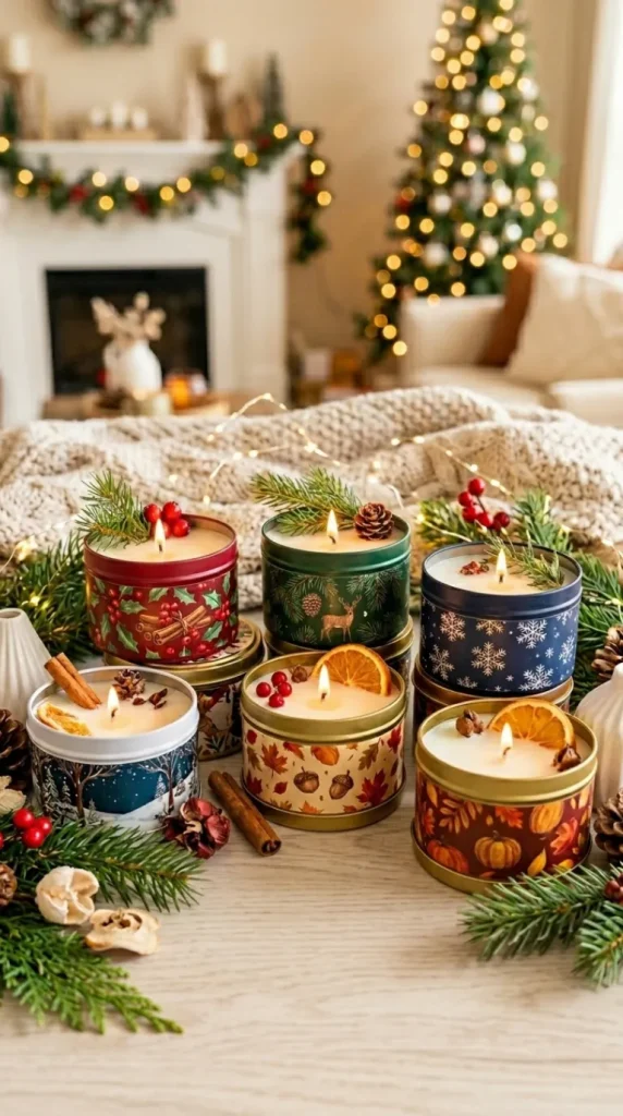 christmas candle giveaway ideas