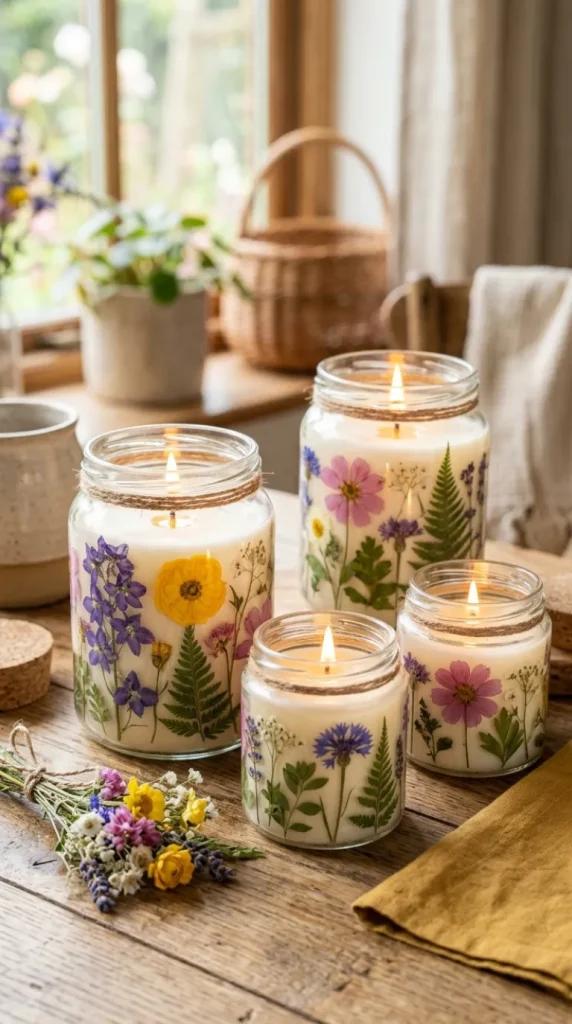 diy candle jars ideas