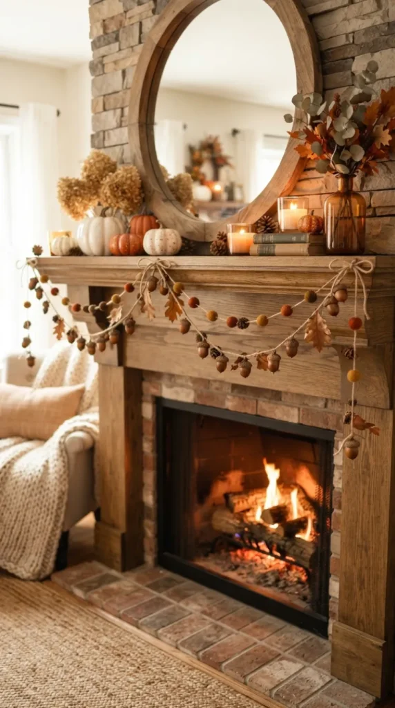 mantel fall decor ideas