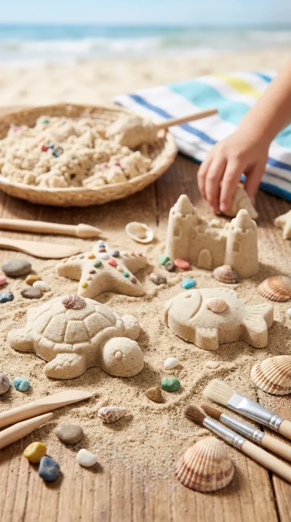unique beach crafts for kids