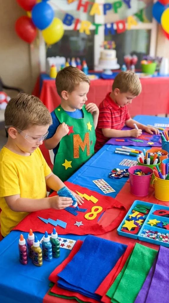 Boys Birthday Party Crafts