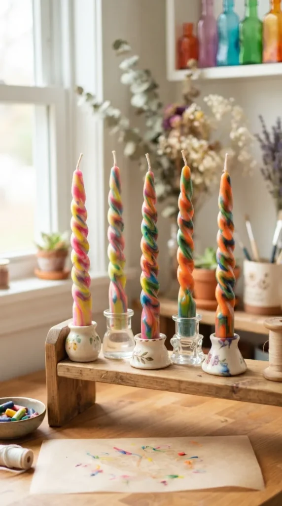 DIY candle dye ideas