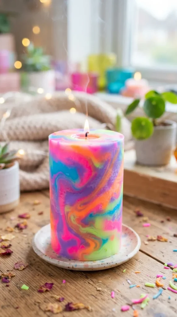 DIY candle dye ideas