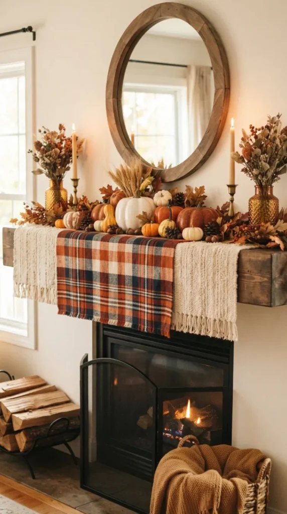 mantel fall decor ideas