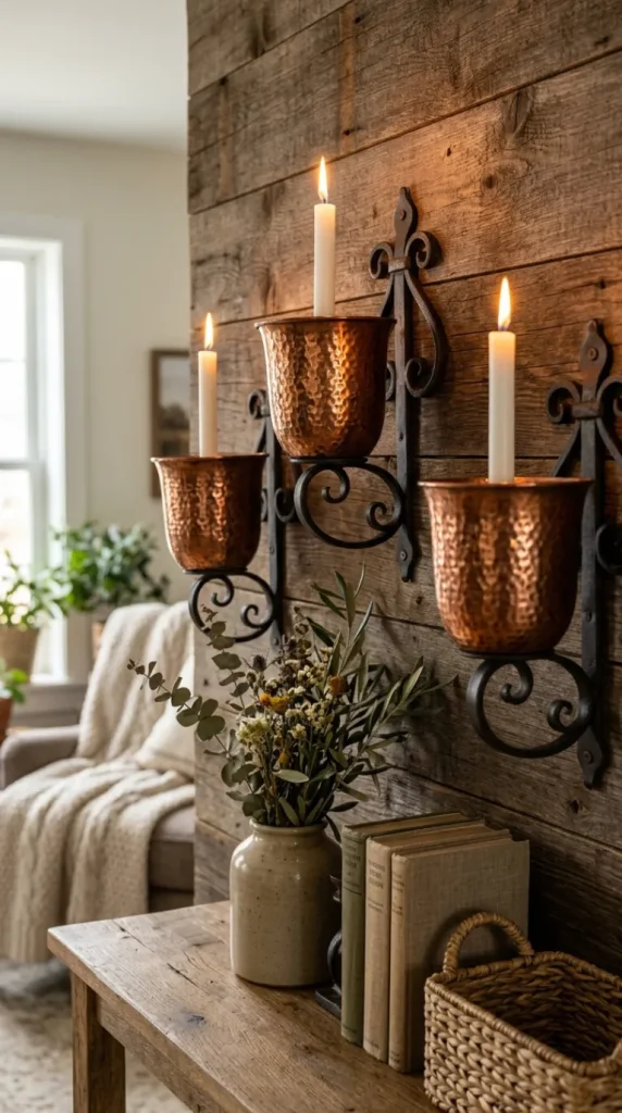 candle sconce decor ideas