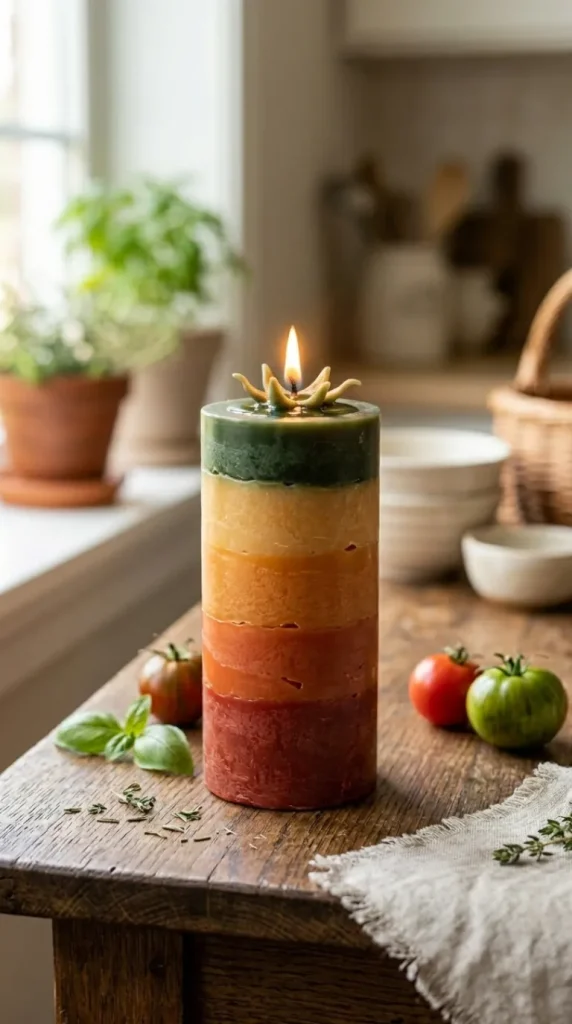 heirloom tomato candle ideas