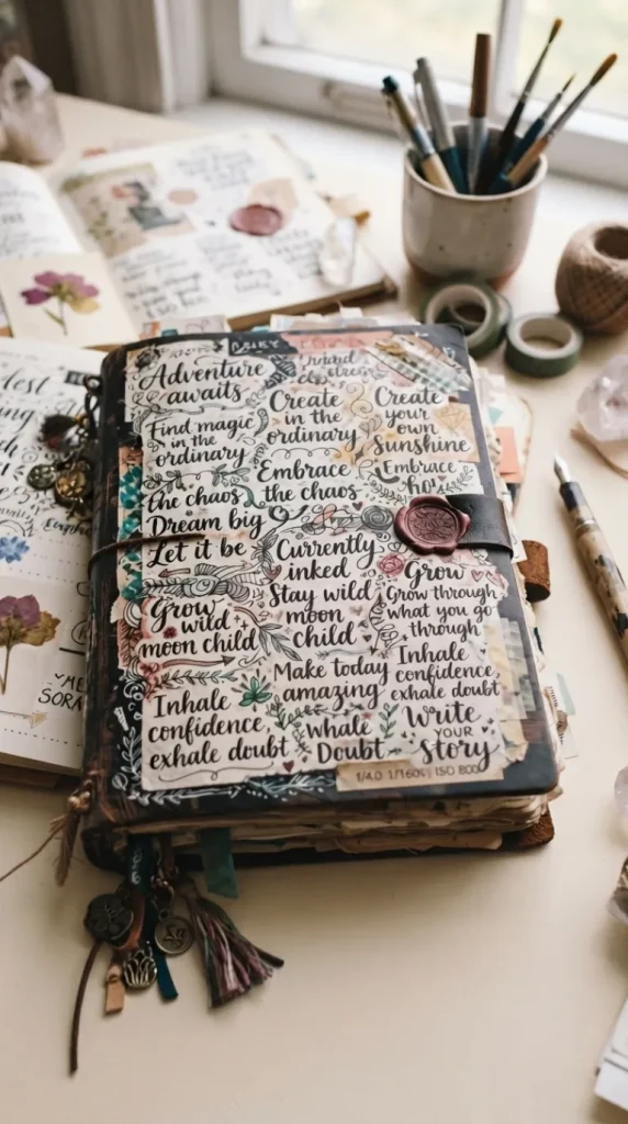 Messy journal aesthetic ideas