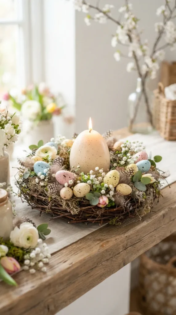 Nest Candle Decor Ideas
