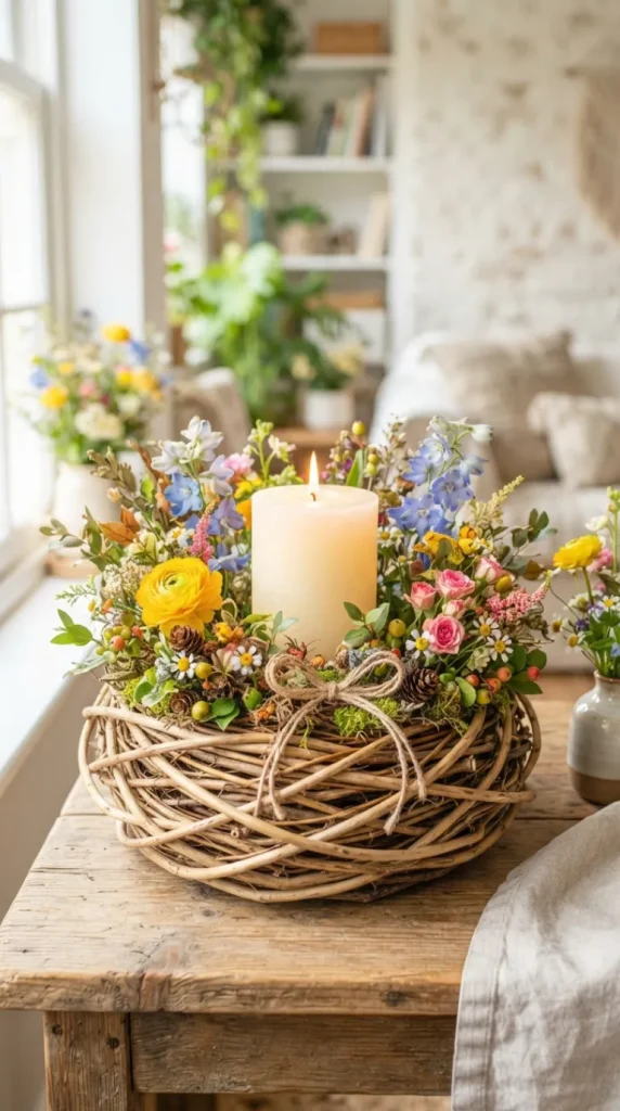Nest Candle Decor Ideas