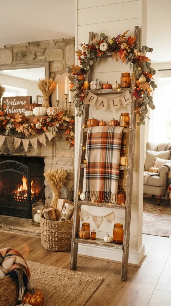 mantel fall decor ideas