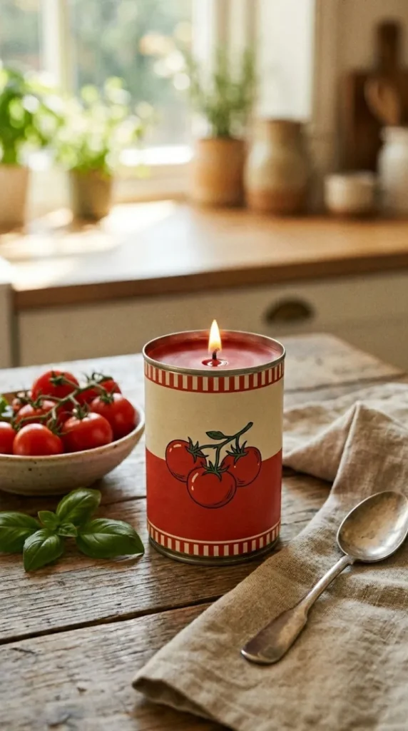 tomato candle ideas
