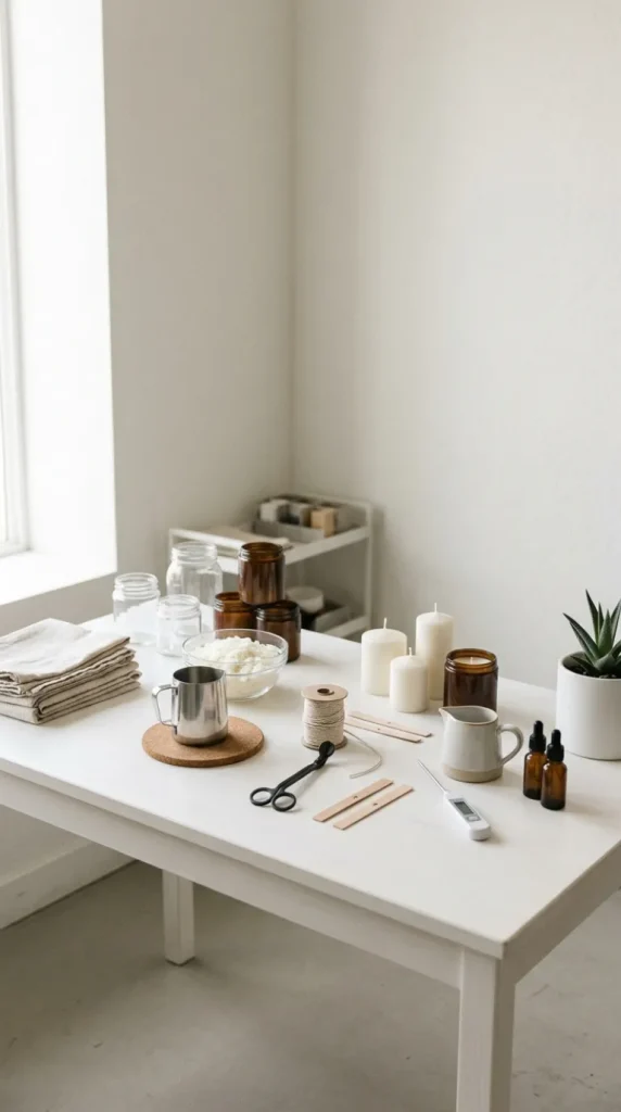 candle-making studio ideas
