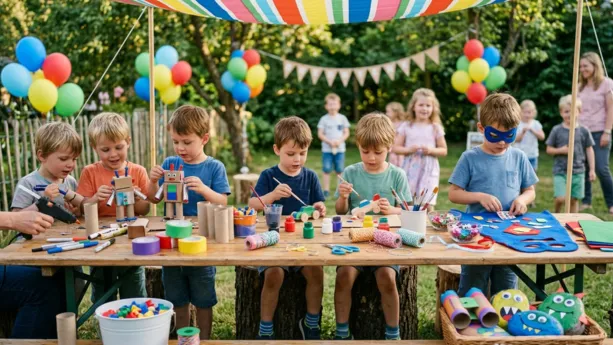 Boys Birthday Party Crafts
