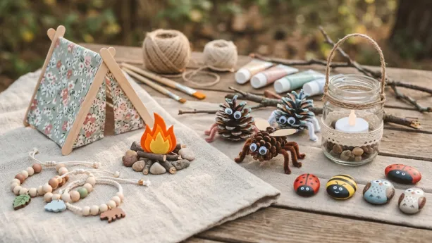camping crafts for kids