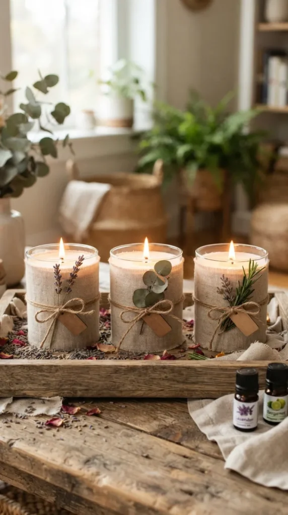 diy essential oil candle ideas