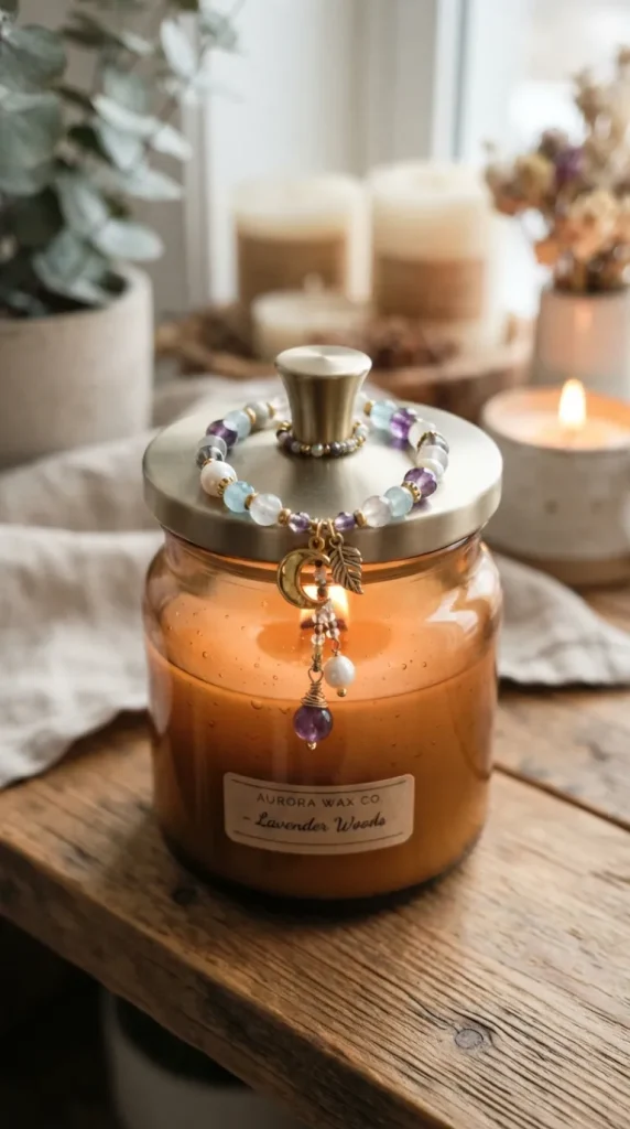 candle lid ideas