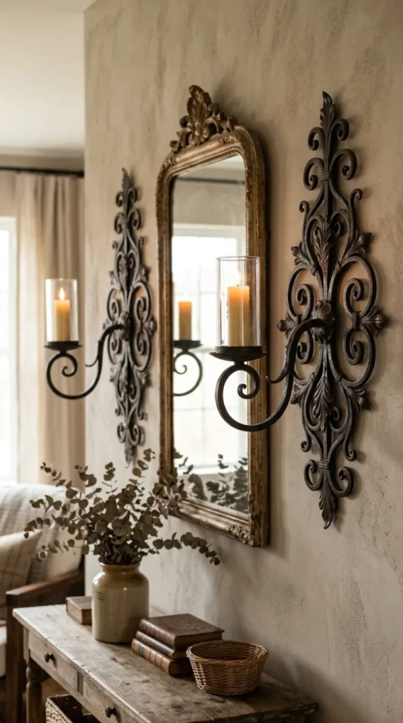 candle sconce decor ideas