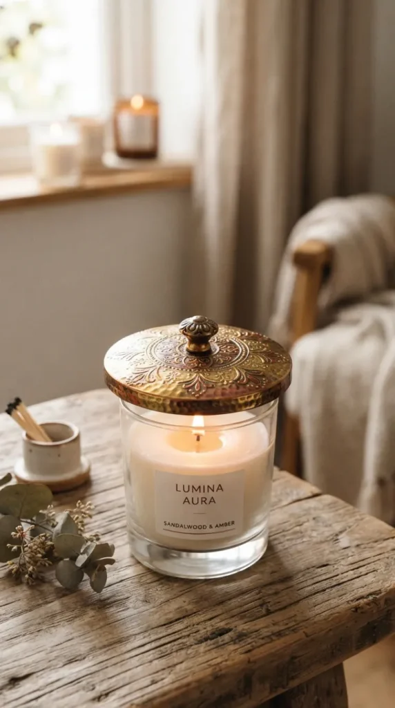 candle lid ideas