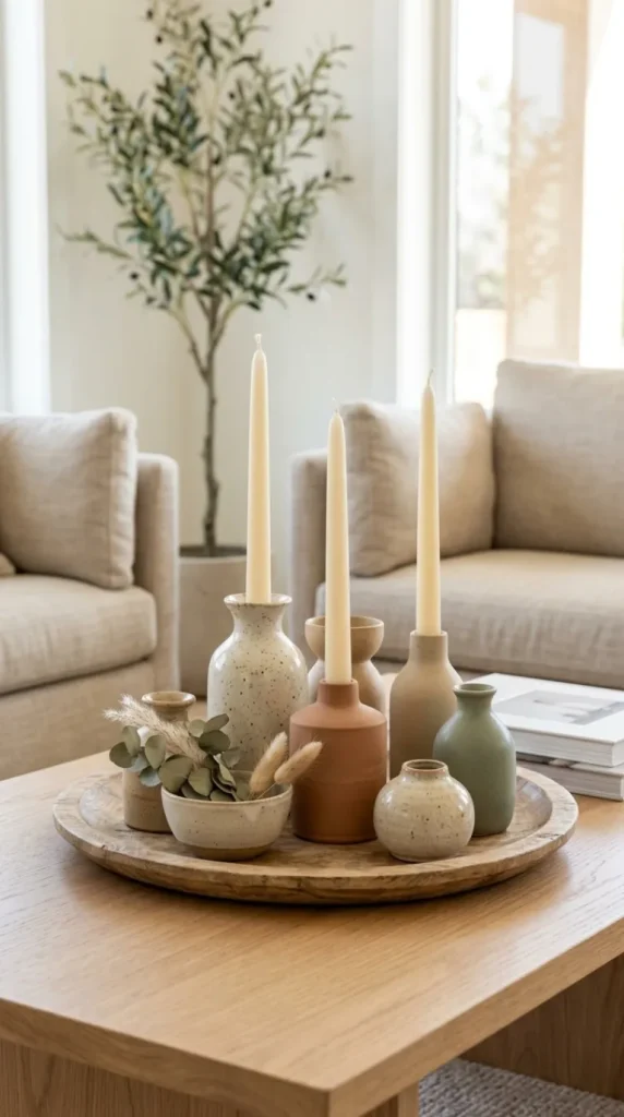 candle tray styling ideas