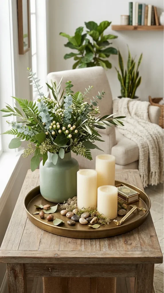 candle tray styling ideas