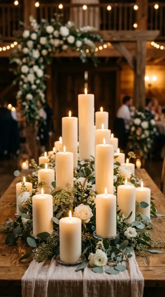 DIY wedding candle ideas