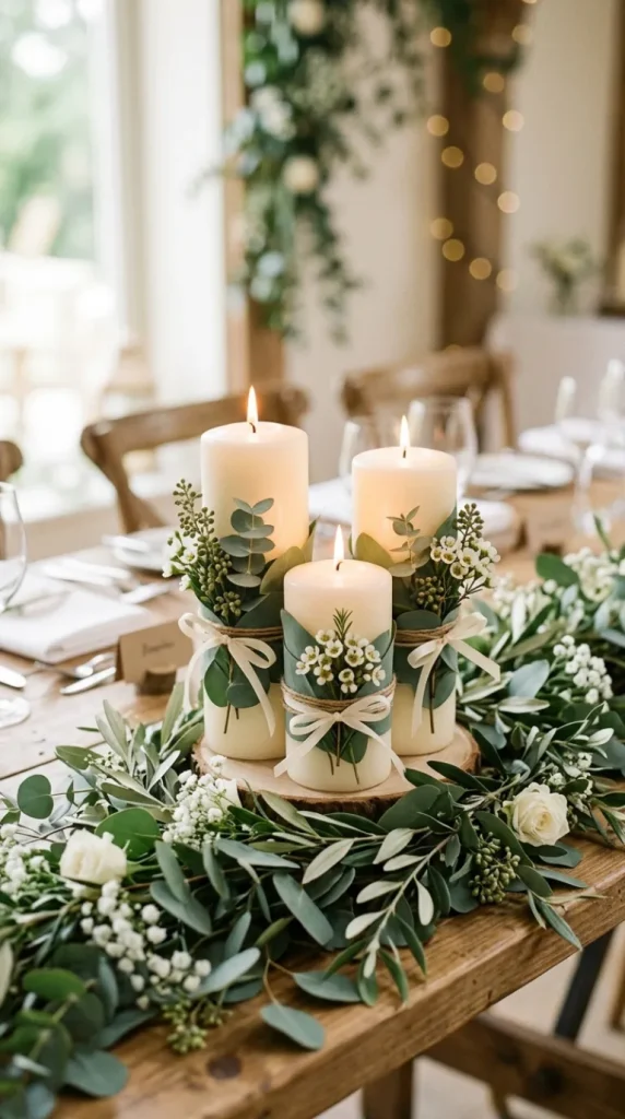 DIY wedding candle ideas