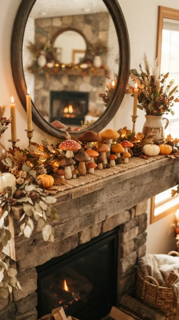 mantel fall decor ideas