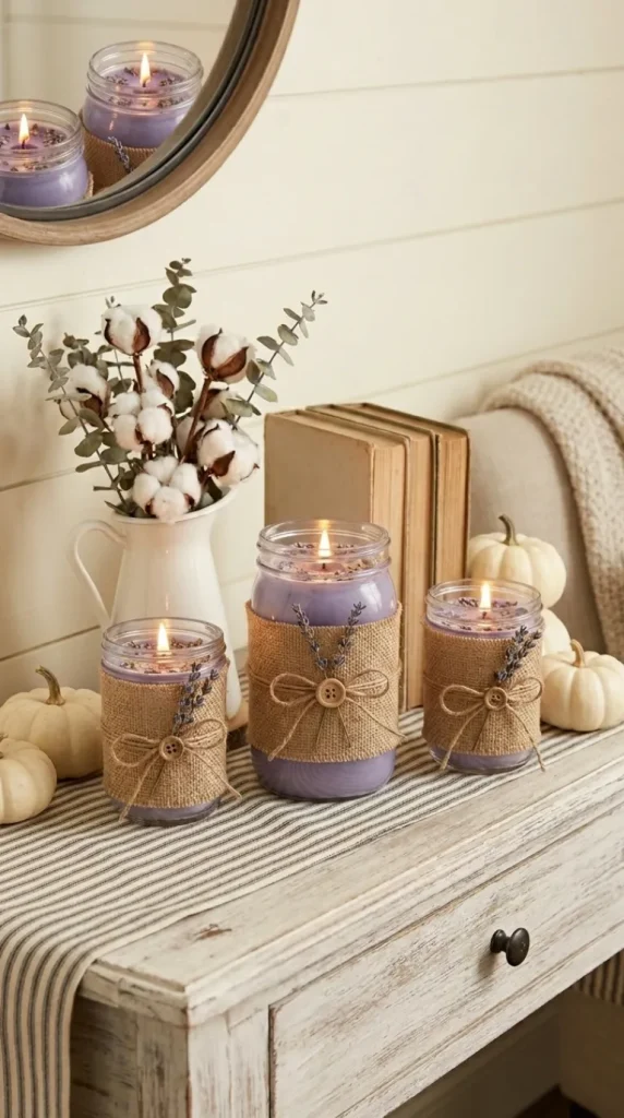 farmhouse candle decor ideas