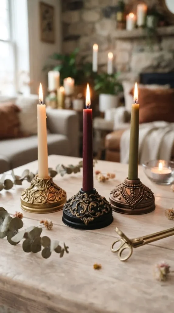 candle lid ideas