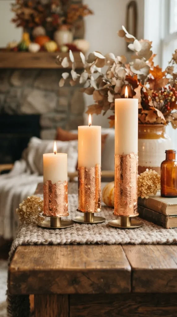 DIY fall candle ideas