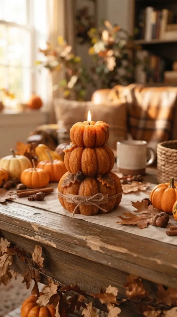 DIY fall candle ideas