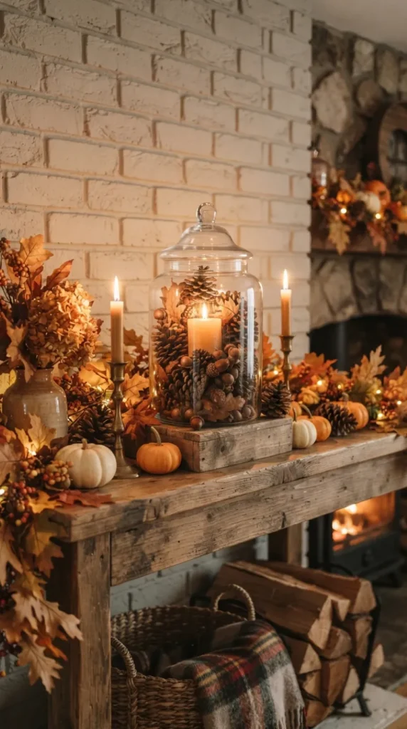 mantel fall decor ideas
