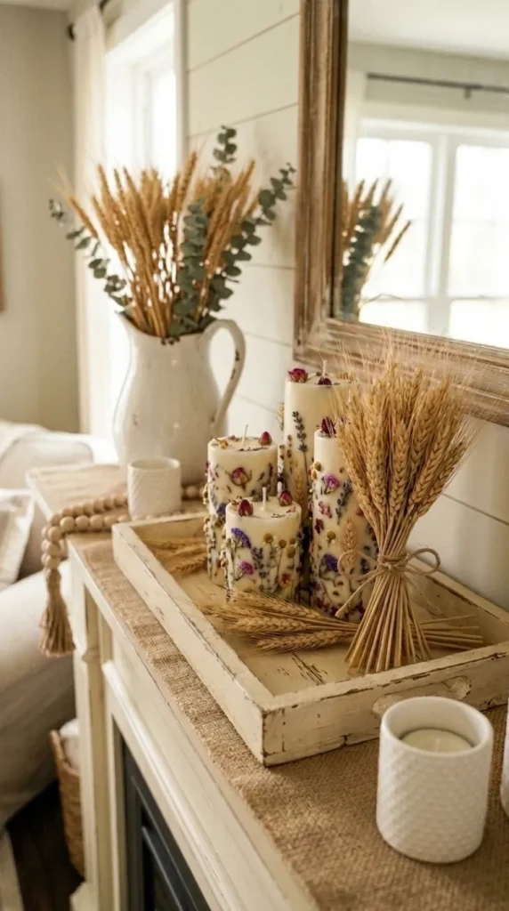 farmhouse candle decor ideas