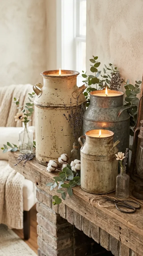 farmhouse candle decor ideas