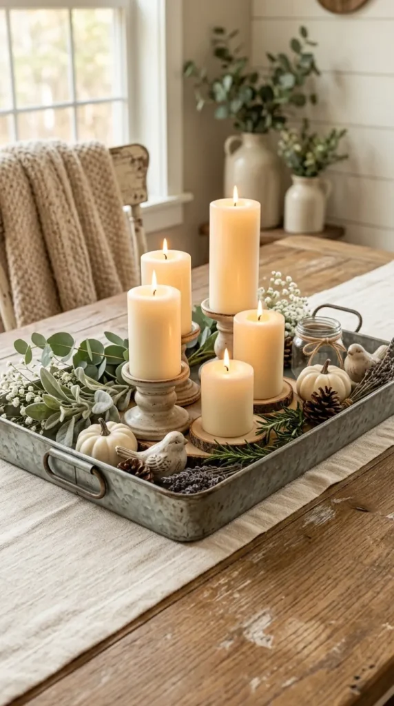 farmhouse candle decor ideas