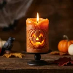 18 Spooky DIY Halloween Candle Ideas For Fall Decoration Halloween candle ideas