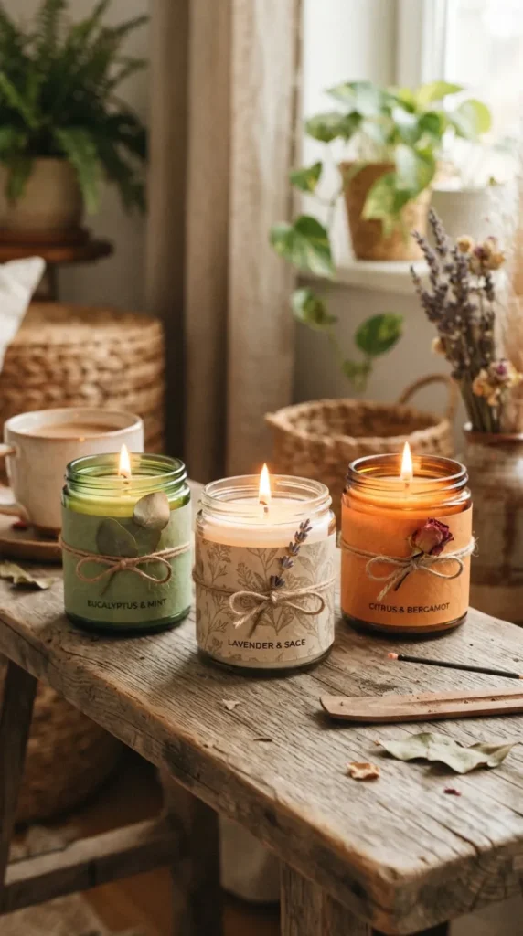 diy essential oil candle ideas