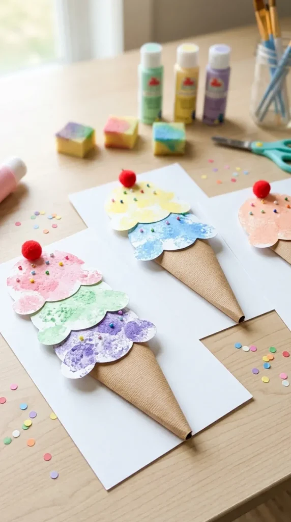 simple ice cream craft ideas