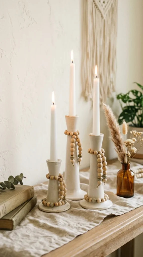 boho candle decor ideas