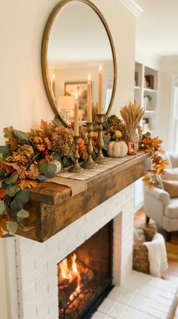 mantel fall decor ideas