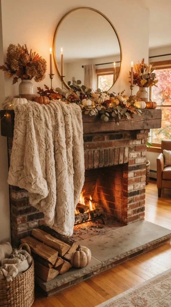 mantel fall decor ideas