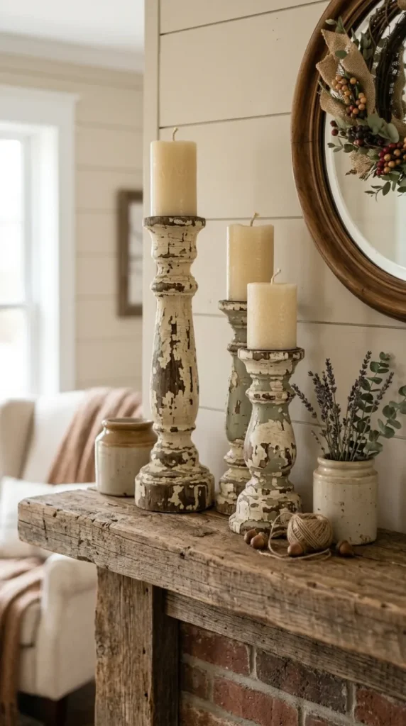 farmhouse candle decor ideas