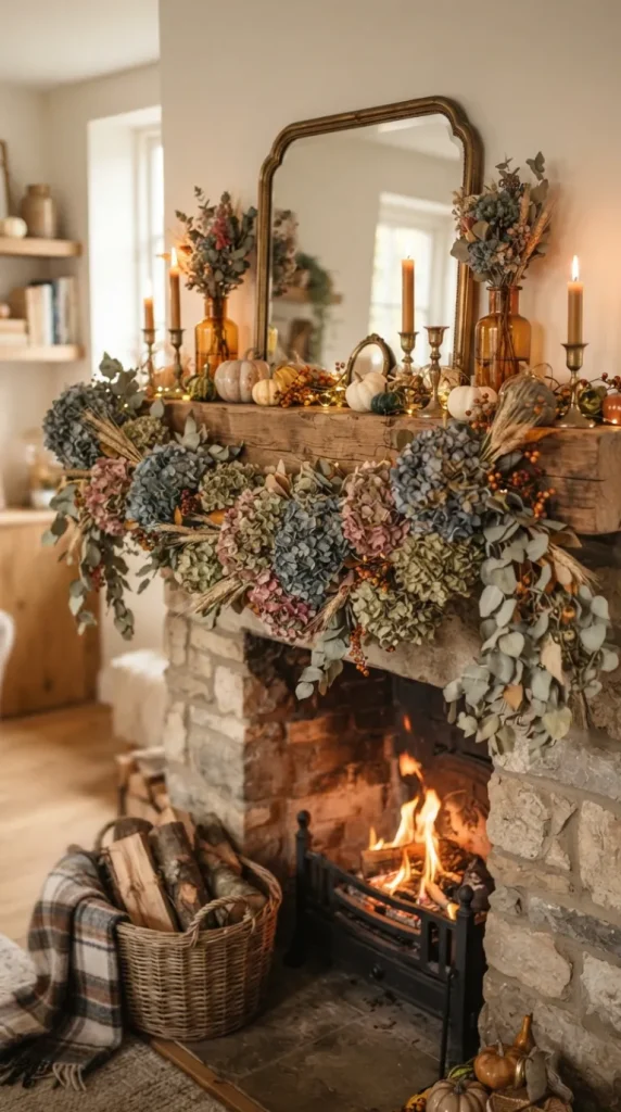 mantel fall decor ideas